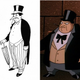 Nowlan’s early Penguin design, and the one eventually used in The Animated Series.